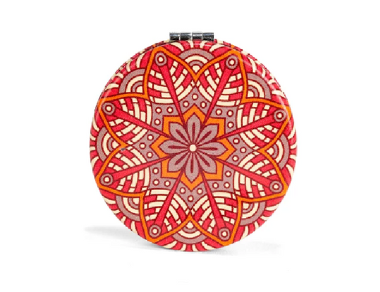 Specchio Mandala Rosso