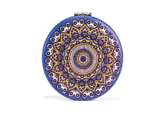 Specchio Mandala Blu