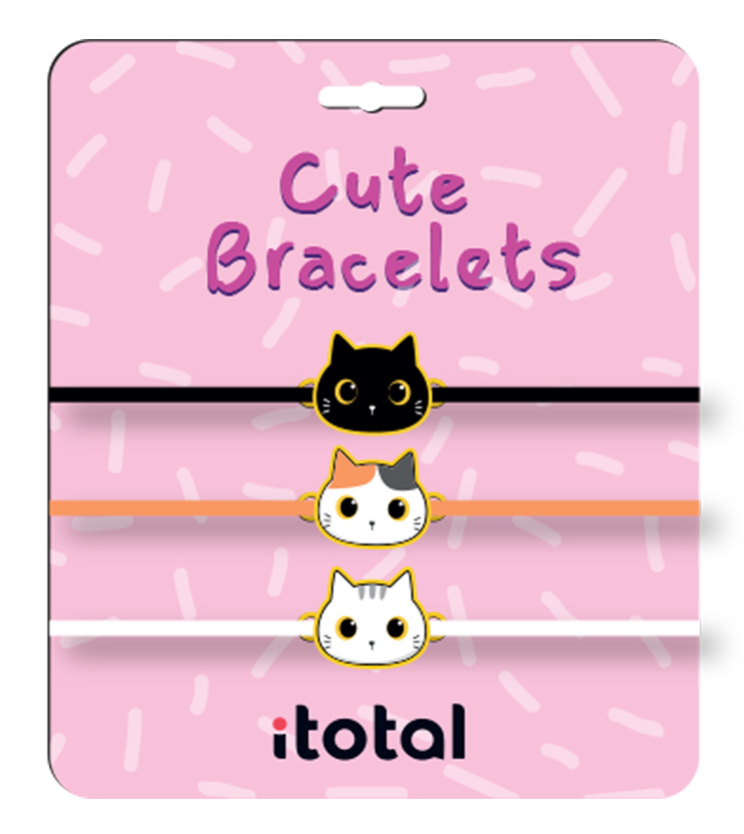 Braccialetti CAT set 3 pz