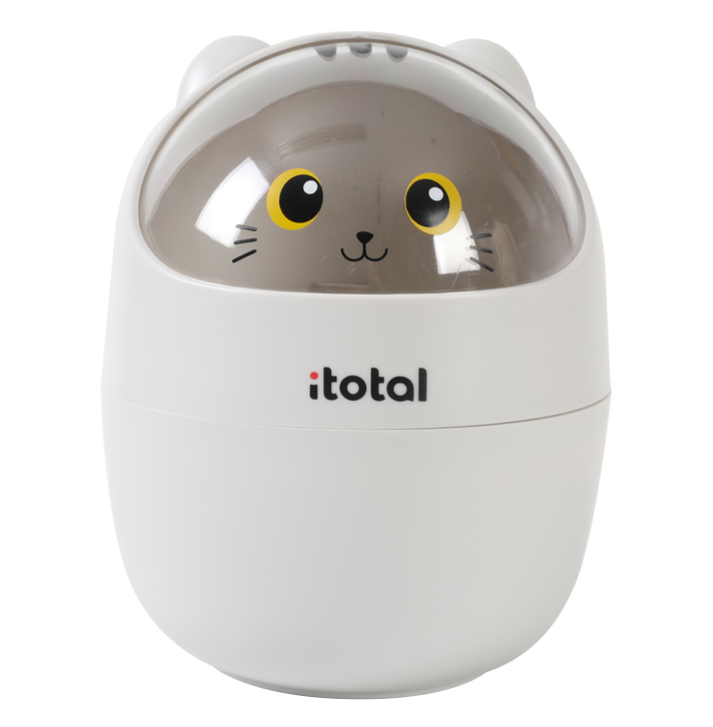 Cestino da scrivania GATTO GRIGIO