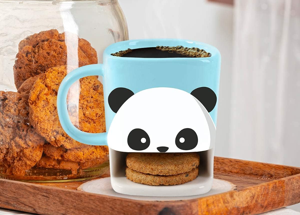 Tazza in ceramica Porta biscotti 250ml PANDA
