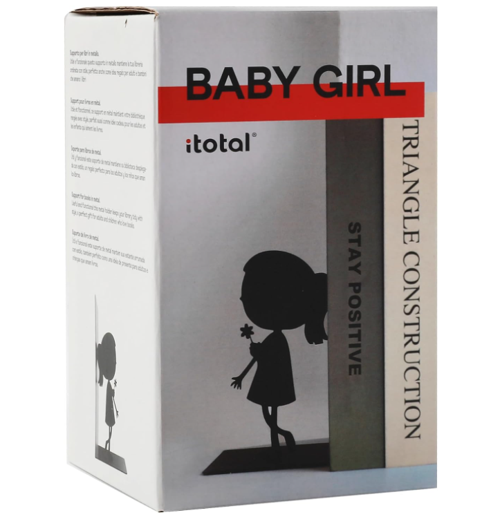 Fermalibri metallo BABY GIRL