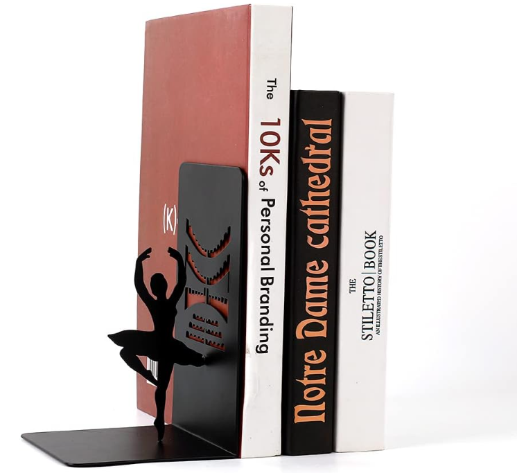 Fermalibri metallo BALLERINA