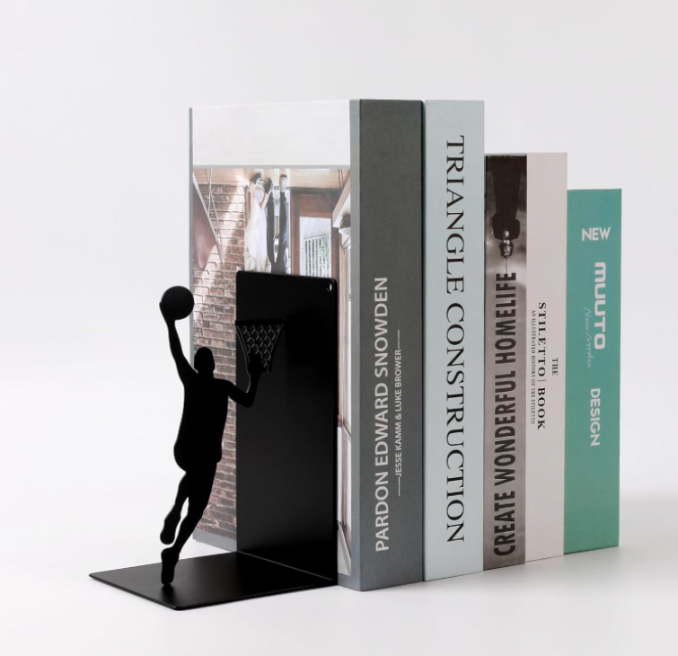 Fermalibri metallo BASKET