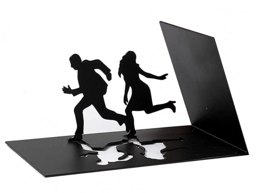 Fermalibri metallo ESCAPE