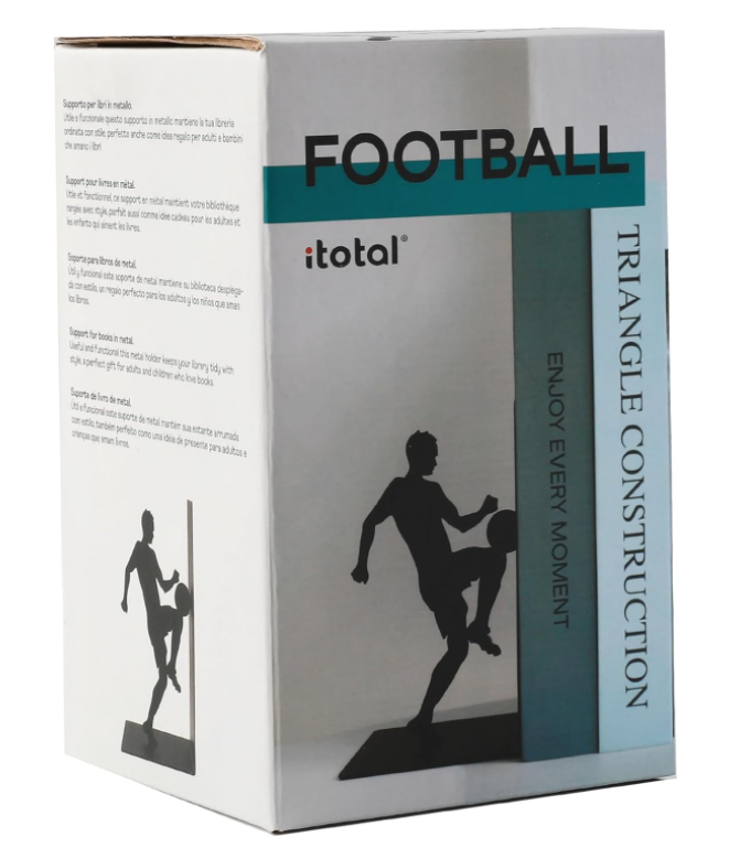 Fermalibri metallo FOOTBALL