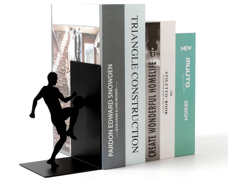 Fermalibri metallo FOOTBALL