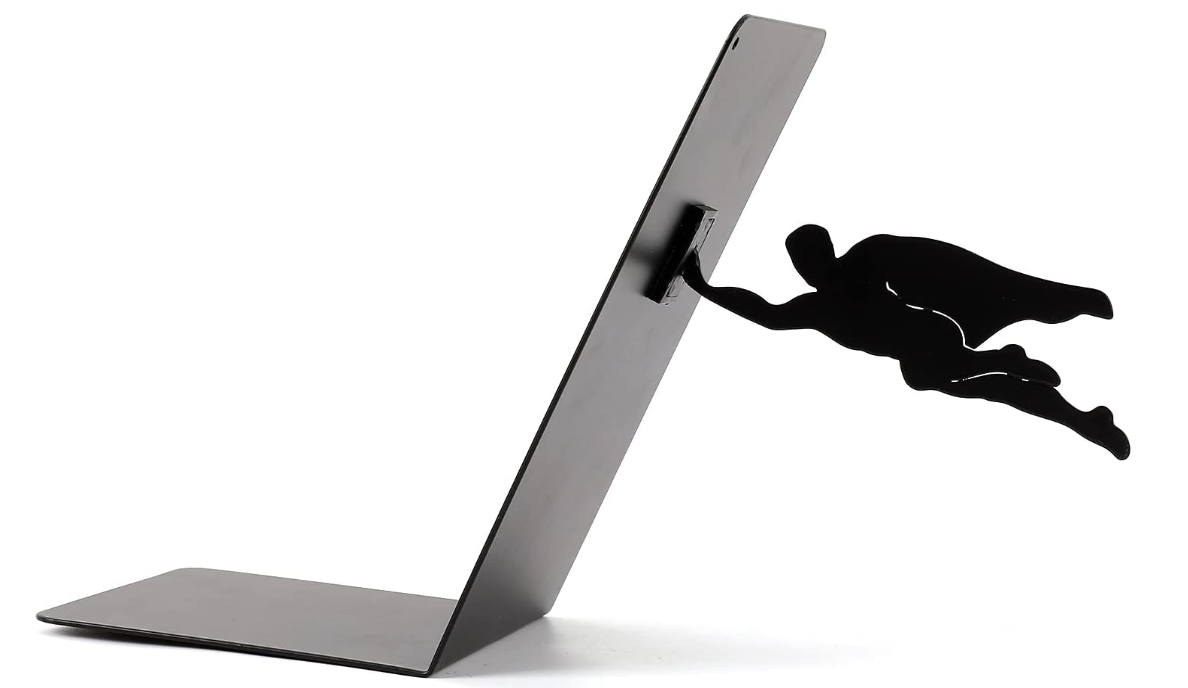 Fermalibri metallo SUPERHERO