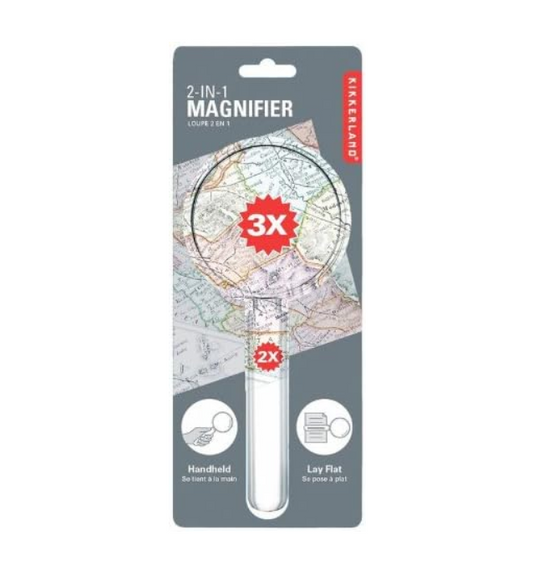 Lente d'ingrandimento in Acrilico 2 in 1