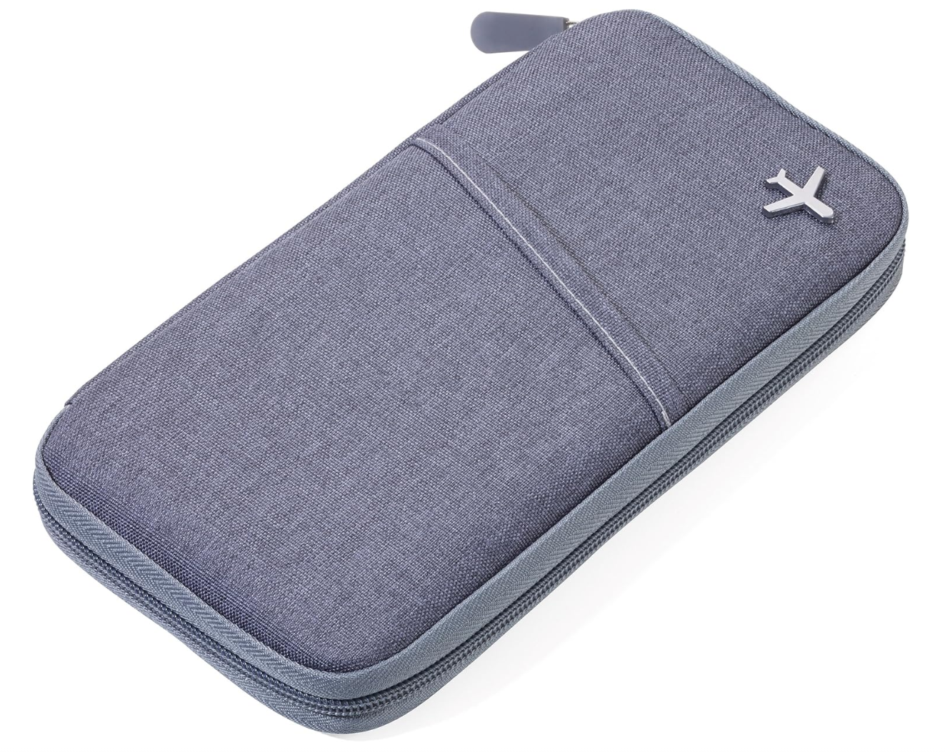 Portadocumenti da viaggio/carte di credito/passaporto Grigio