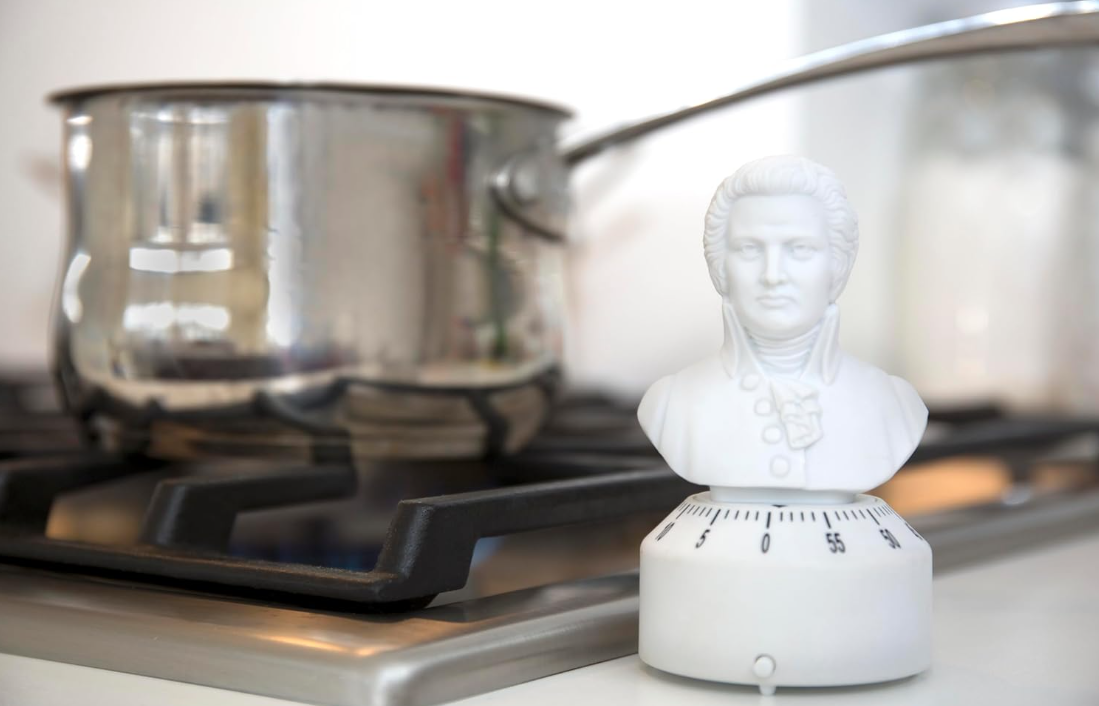 Timer da cucina con melodia Mozart