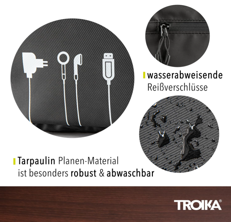 Borsa porta cavi per gli accessori elettronici