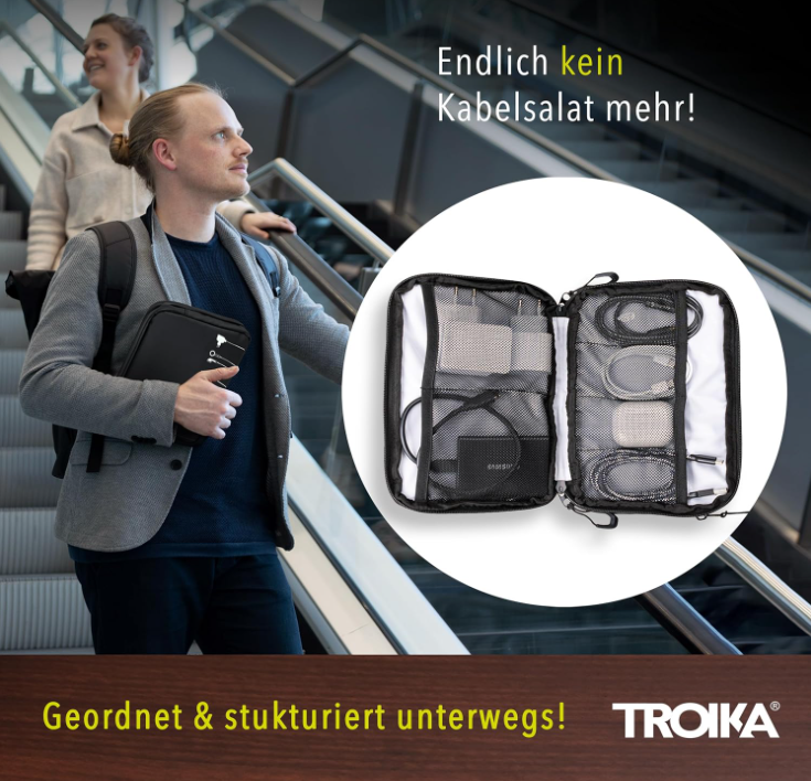 Borsa porta cavi per gli accessori elettronici