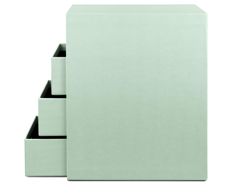 Box archivio 4 cassetti SOHO 175x310x250 Menta/mint