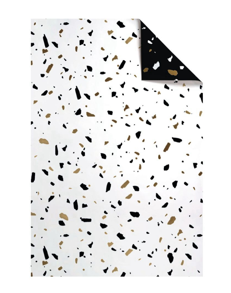 Carta Regalo f.to 100x70 Bianco-Nero/Oro