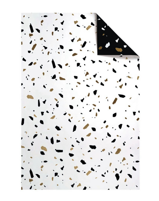 Carta Regalo f.to 100x70 Bianco-Nero/Oro