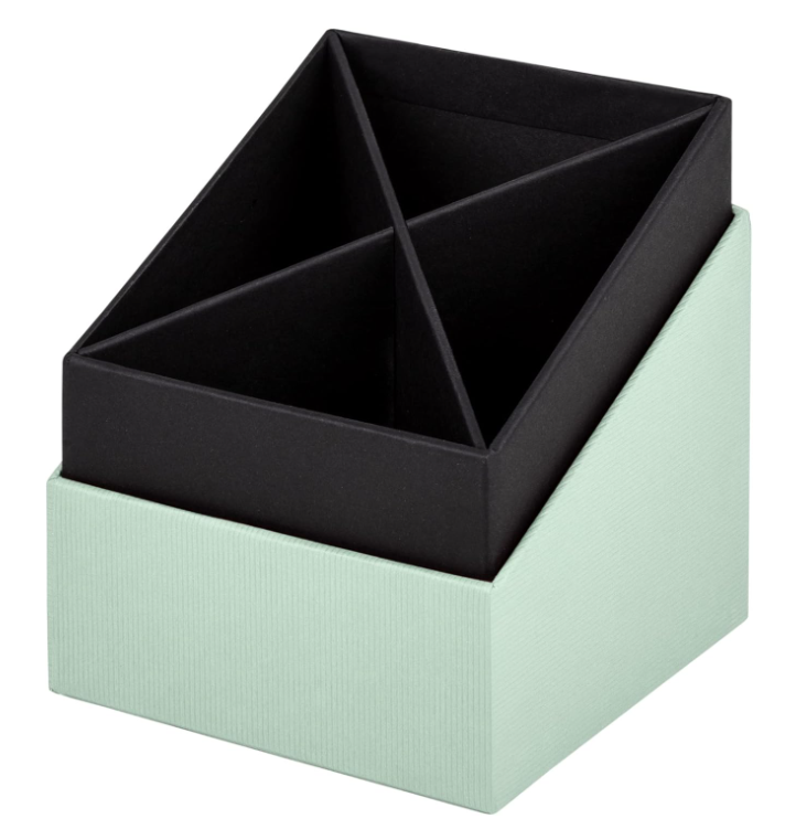 Cubo portapenne SOHO 86x86x100mm Menta/mint