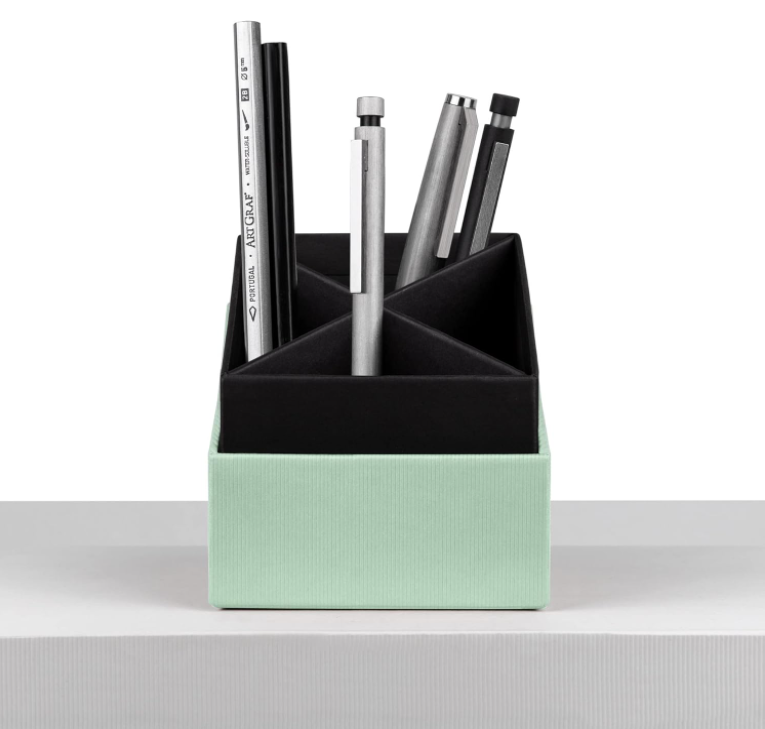 Cubo portapenne SOHO 86x86x100mm Menta/mint