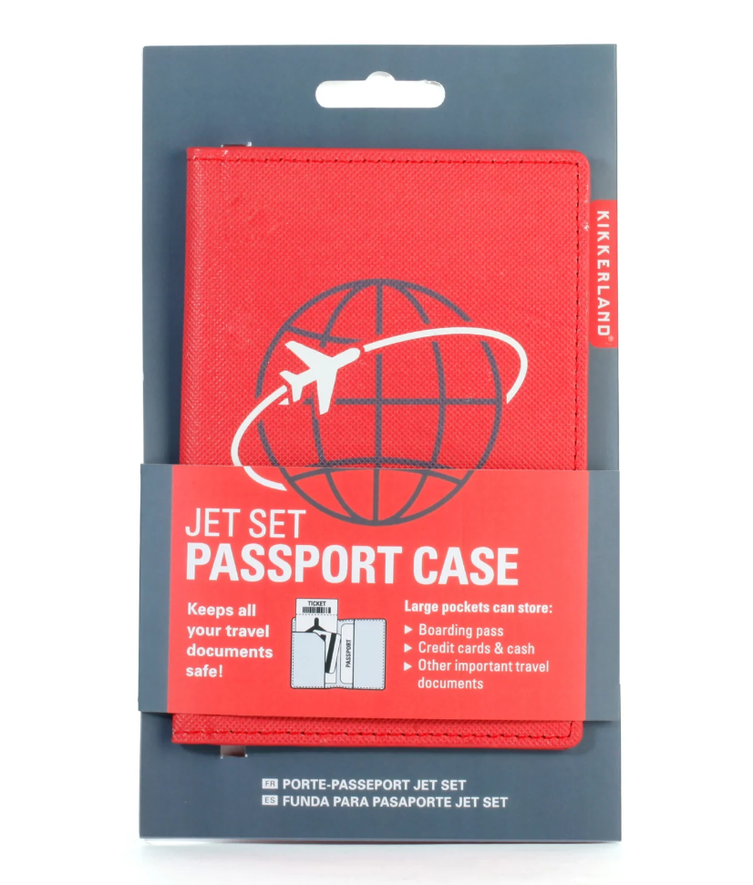 Custodia per passaporto Red Jet Set