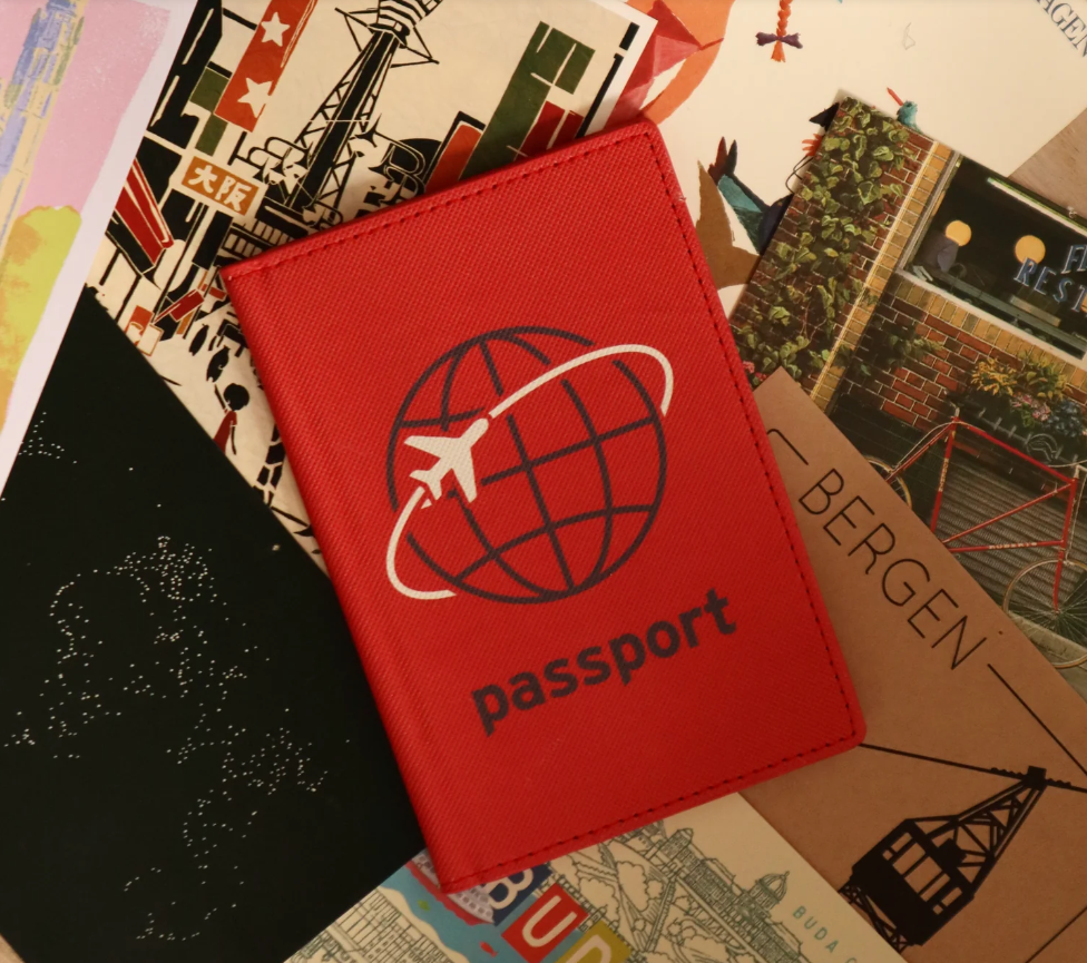 Custodia per passaporto Red Jet Set