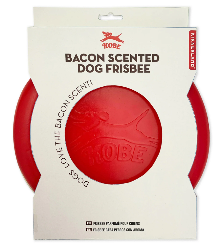 Disco volante per cani al profumo di pancetta