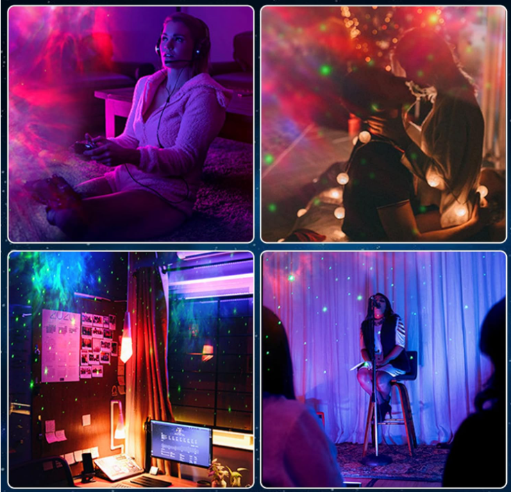 Lampada proiettore UFO Cielo Stellato Nebulosa