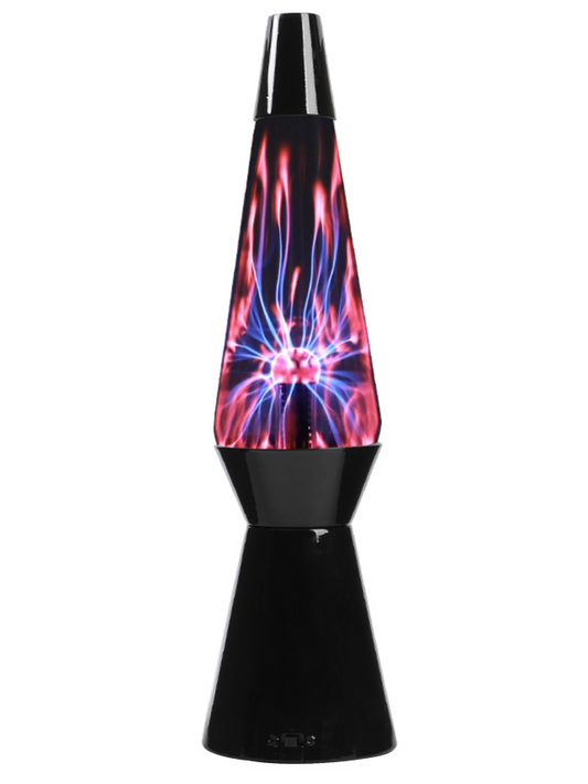 Lampada Plasma 36 cm con base nera