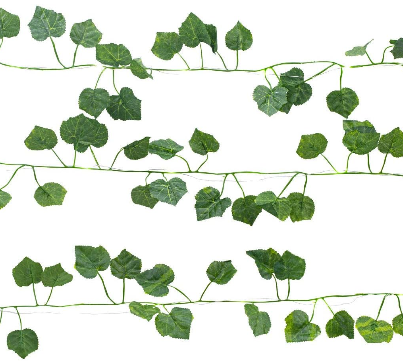 Lucine decorative foglie 3MT