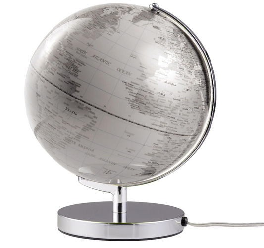 Mappamondo Luminoso TERRA WHITE LIGHT