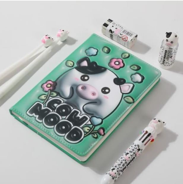 Notebook A5 COW MOOD 3D