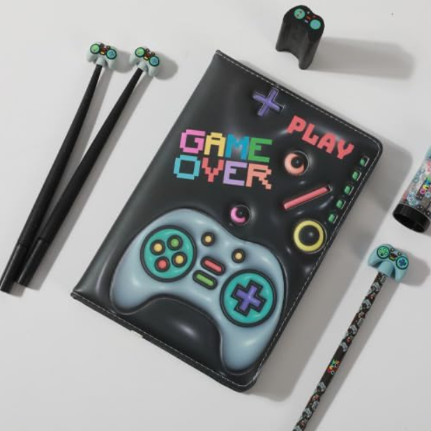 Notebook A5 GAME OVER 3D