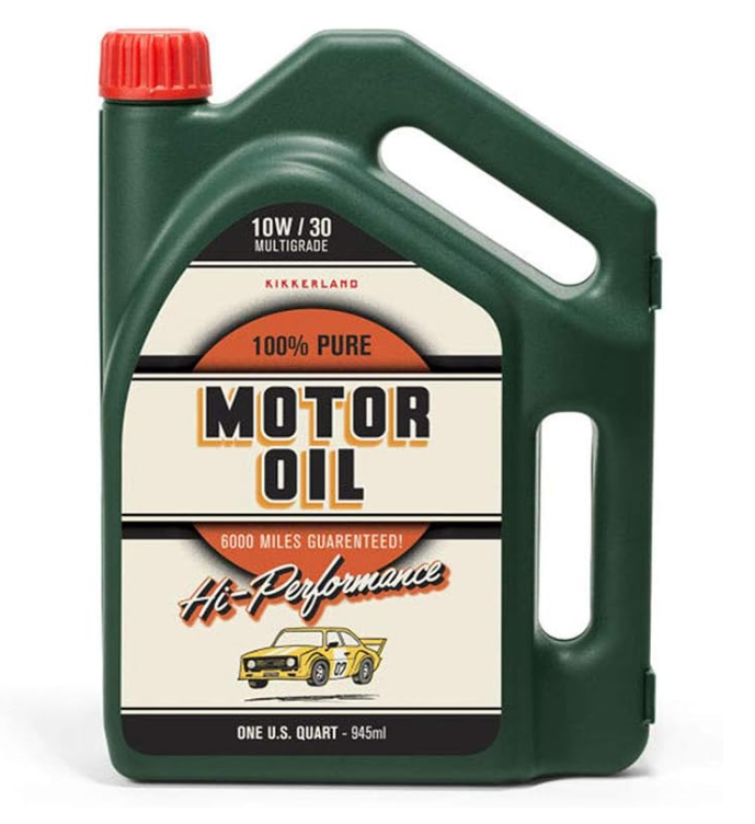 Set attrezzi a forma di Tanica d'olio