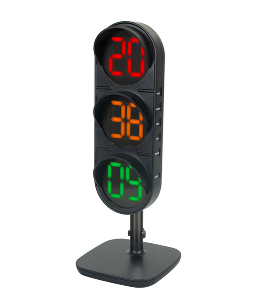 Orologio, sveglia e timer a forma di Semaforo Luminoso