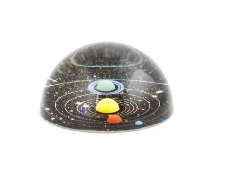 Fermacarte in Vetro Planetario