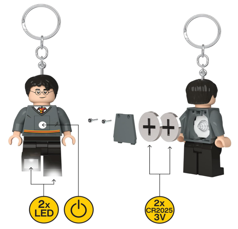 Portachiavi Led Lego Harry Potter