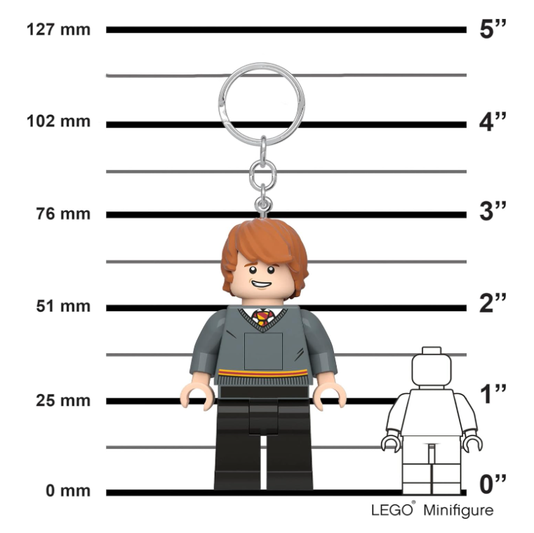 Portachiavi Led Lego Ron Weasley