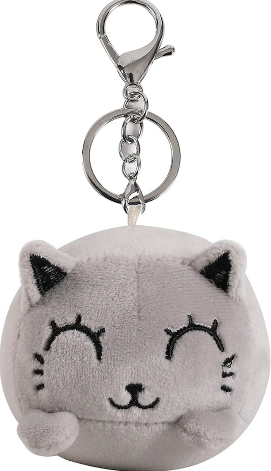 Portachiavi Peluche GATTO GRIGIO