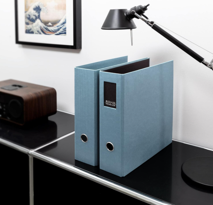 Raccoglitore SOHO A4 d.8,5cm Denim Blu