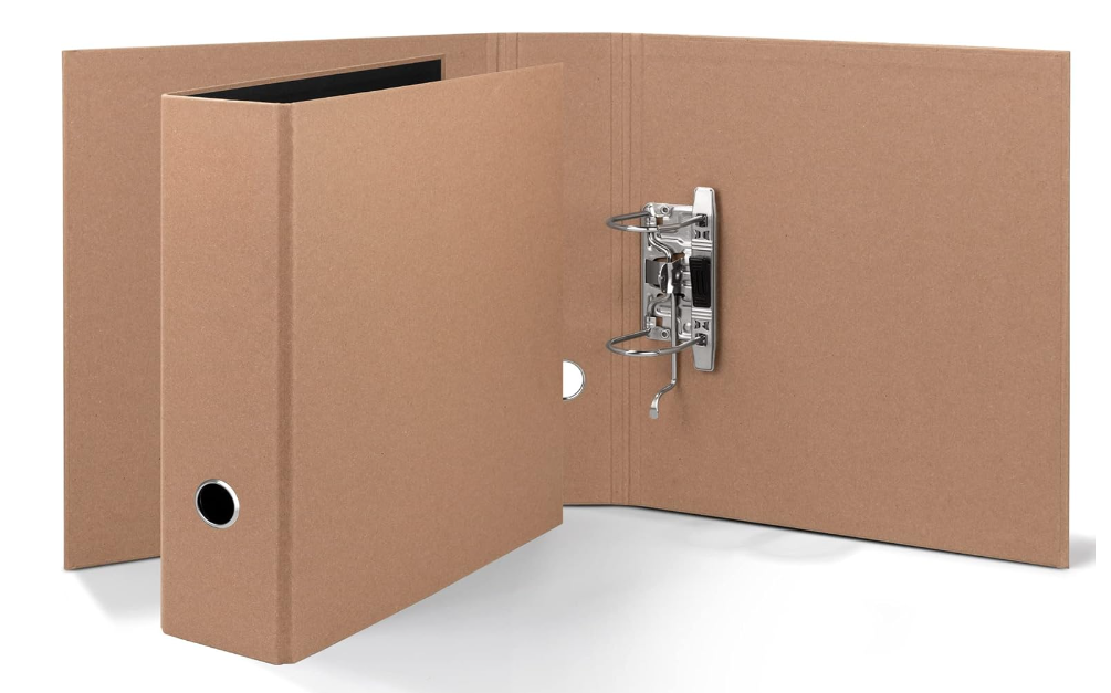 Raccoglitore SOHO A4 d. 8,5cm Kraft avana