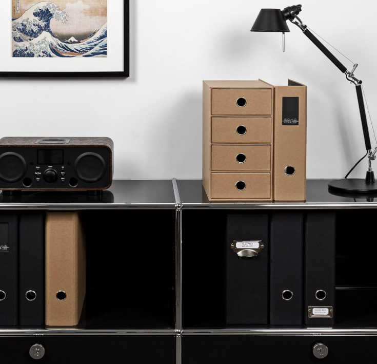 Raccoglitore SOHO A4 d. 8,5cm Kraft avana