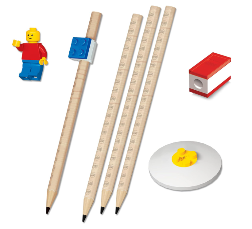 Set Cancelleria Lego + Minifigure