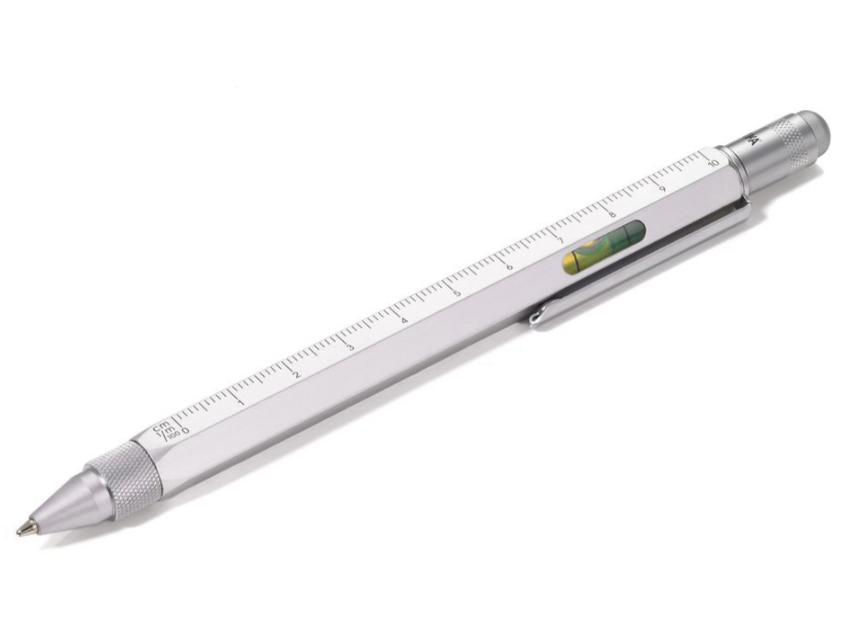 Penna a Sfera Construction Argento