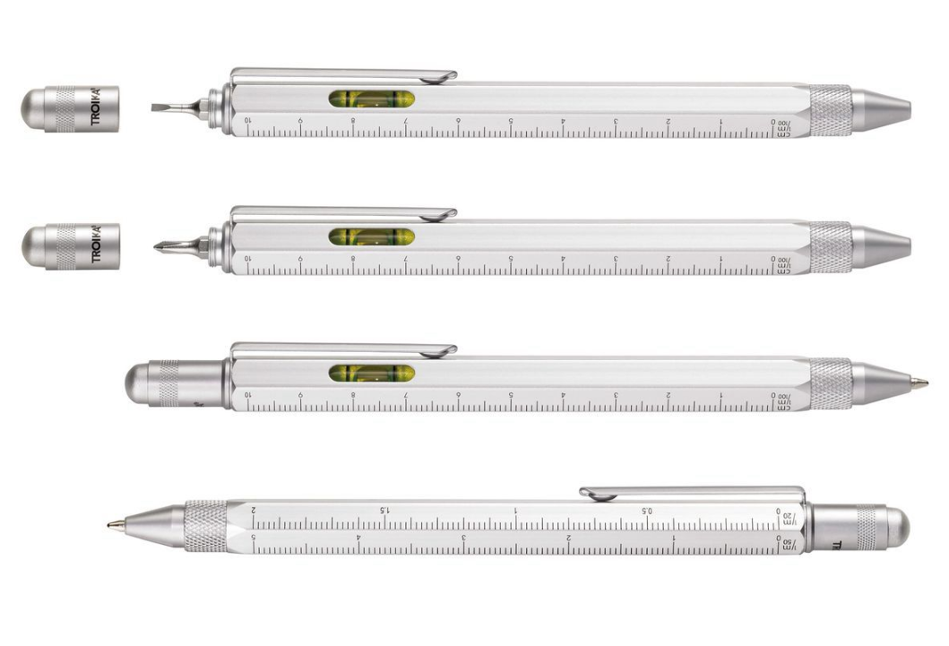 Penna a Sfera Construction Argento