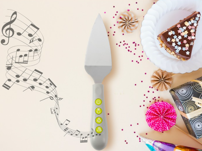 Taglia torta musicale con 4 melodie