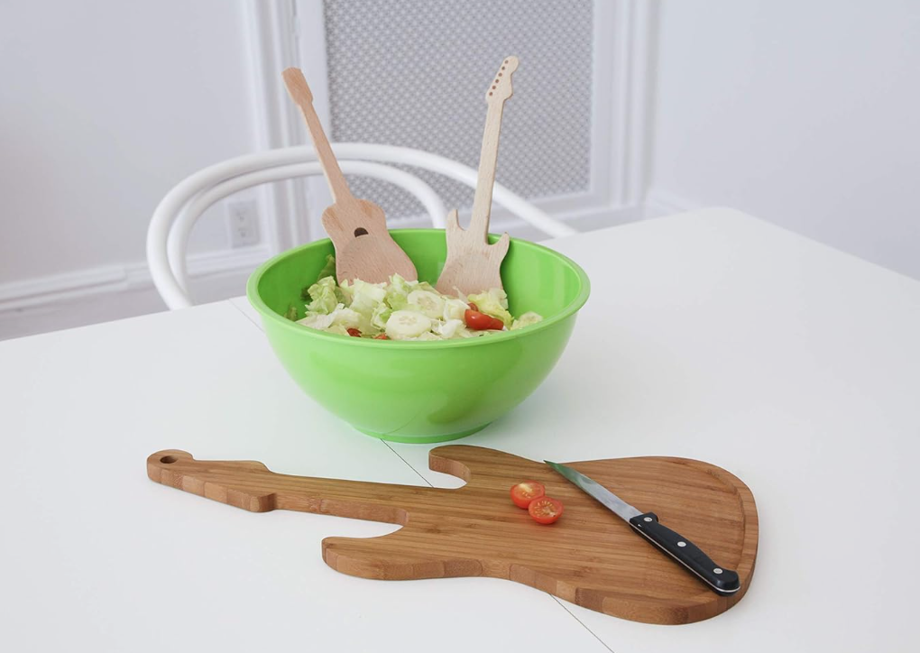 Tagliere in Bamboo a forma di Chitarra