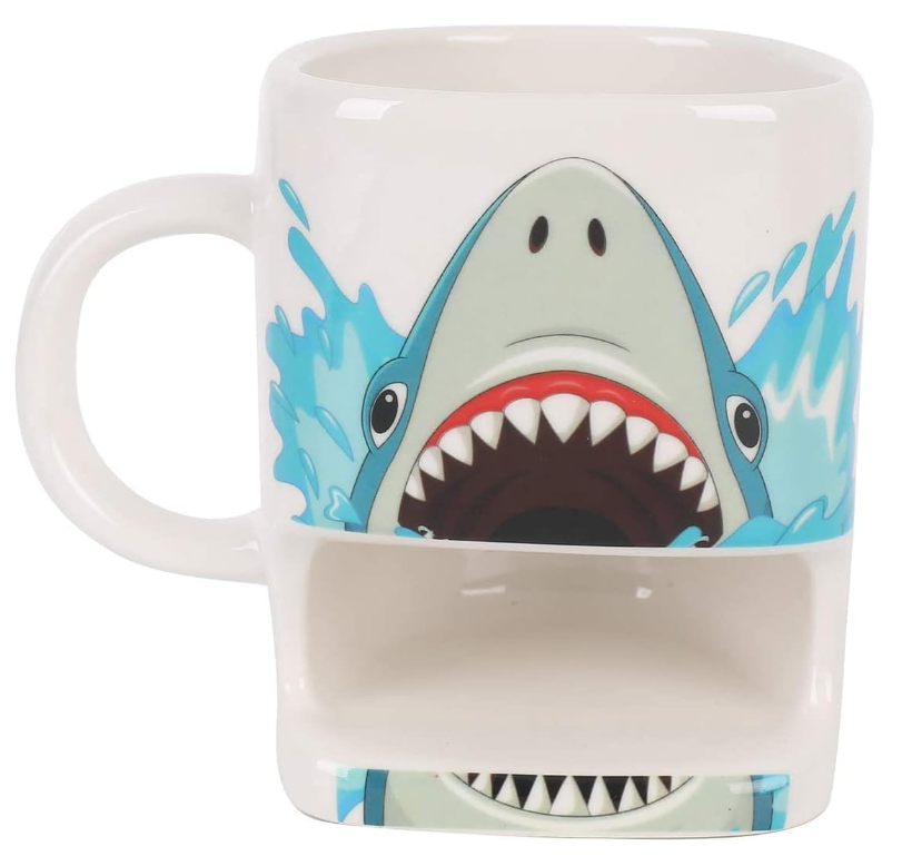 Tazza in ceramica Porta biscotti 250ml SHARK