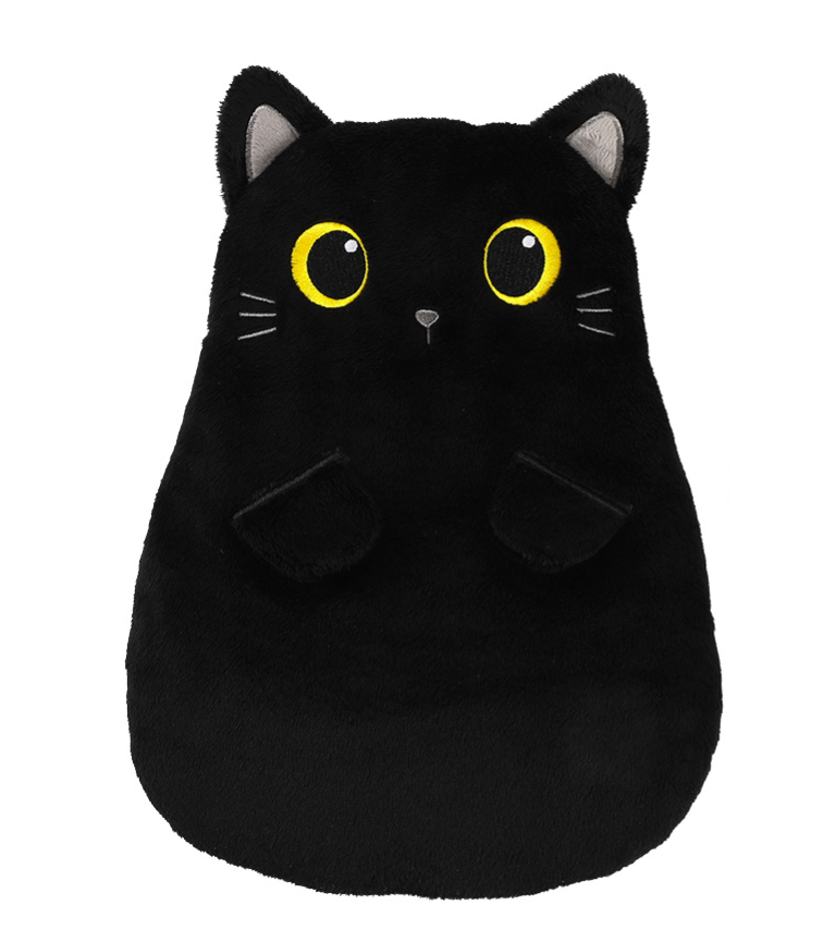 Cuscino scaldotto con semi di miglio - GATTO NERO