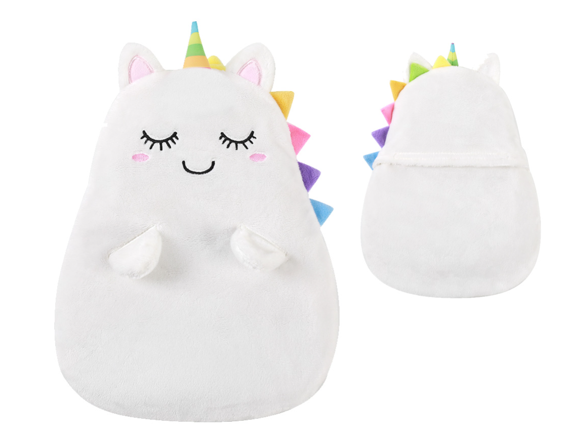 Cuscino scaldotto con semi di miglio - UNICORNO