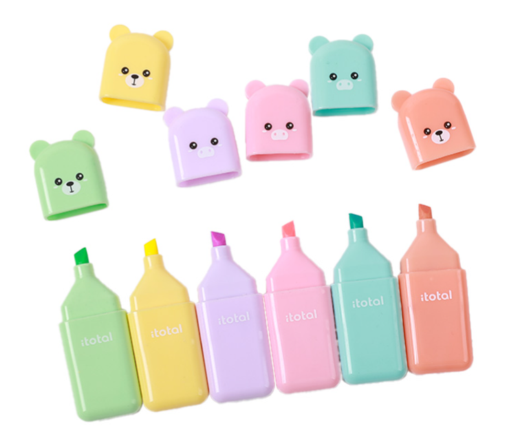 Evidenziatori a forma di orso MACARON