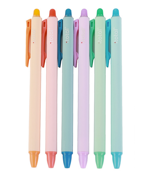Penna Cancellabile set 6 colors PASTEL